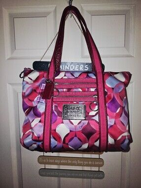Coach Poppy Kaleidoscope Glam Tote